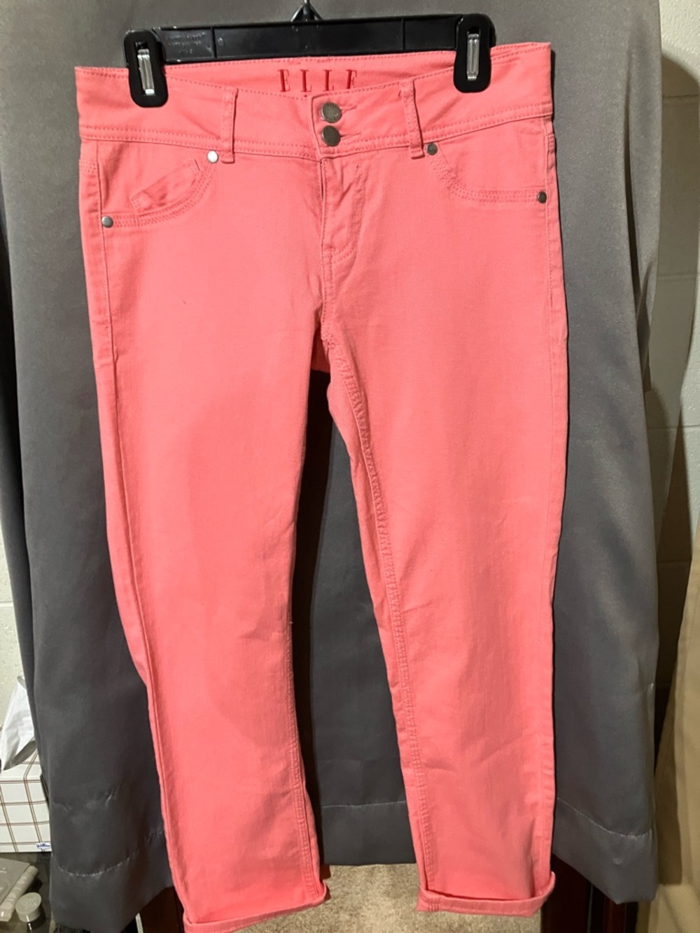 Elle Coral Pink Skinny Jeans